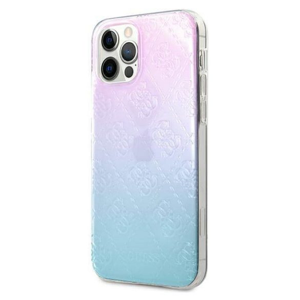 Guess GUHCP12L3D4GGBP iPhone 12 Pro Max 6,7" kék / rózsaszín 4G 3D Pattern Collection keménytok