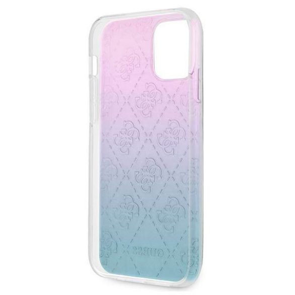 Guess GUHCP12L3D4GGBP iPhone 12 Pro Max 6,7" kék / rózsaszín 4G 3D Pattern Collection keménytok