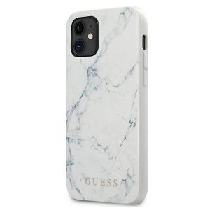 Guess GUHCP12SPCUMAWH iPhone 12 mini 5,4" fehér márvány keménytok