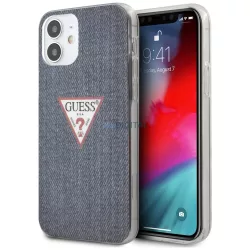   Guess GUHCP12SPCUJULDB iPhone 12 mini 5,4" sötétkék Jeans Collection keménytok