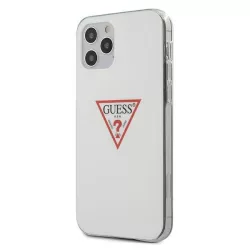   Guess GUHCP12MPCUCTLWH iPhone 12/12 Pro 6,1" fehér Triangle Collection keménytok