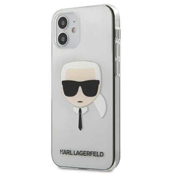 Karl Lagerfeld KLHCP12SKTR iPhone 12 mini 5,4" átlátszó keménytok Karl Lagerfeld fej