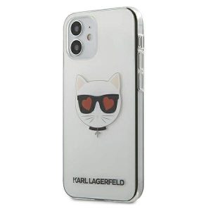 Karl Lagerfeld KLHCP12SCLTR iPhone 12 mini 5,4" átlátszó Choupette keménytok