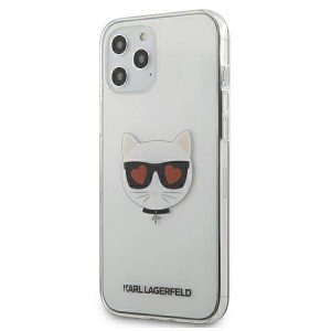 Karl Lagerfeld KLHCP12LCLTR iPhone 12 Pro Max 6,7" áttetsző Choupette keménytok