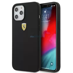   Ferrari FESSIHCP12LBK iPhone 12 Pro Max 6,7" fekete On Track szilikon keménytok