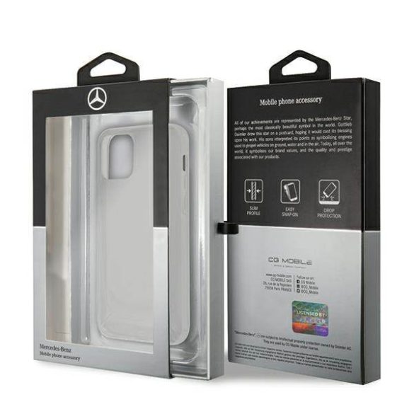 Mercedes MEHCP12SARCT iPhone 12 mini 5,4" átlátszó keménytok Transparent Line