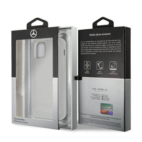 Mercedes MEHCP12MARCT iPhone 12/12 Pro 6,1" átlátszó keménytok Transparent Line