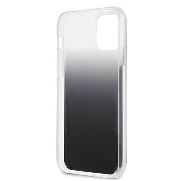 Mercedes MEHCP12SARGBK iPhone 12 mini 5,4" fekete keménytok Transparent Line
