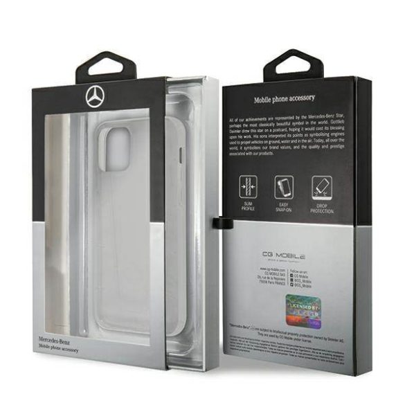 Mercedes MEHCP12SCLCT iPhone 12 mini 5,4" átlátszó keménytok Transparent Line