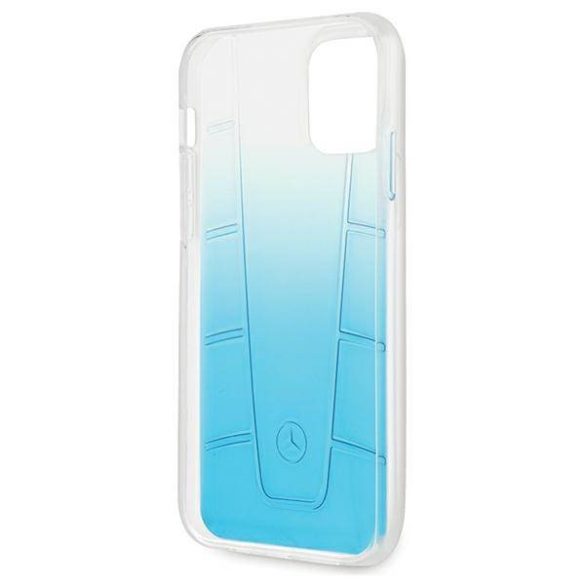 Mercedes MEHCP12MCLGBL iPhone 12/12 Pro 6,1" kék keménytok Transparent Line
