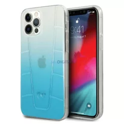   Mercedes MEHCP12LCLGBL iPhone 12 Pro Max 6,7" kék keménytok Transparent Line