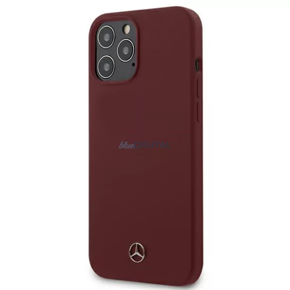 Mercedes MEHCP12LSILRE iPhone 12 Pro Max 6,7" piros keménytok Silicone Line