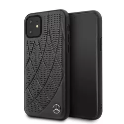  Mercedes MEHCP12SDIQBK iPhone 12 mini 5,4" fekete keménytok Bow Line