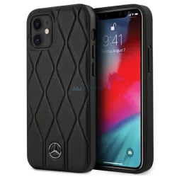   Mercedes MEHCP12SMULBK iPhone 12 mini 5,4" fekete keménytok Wave Line