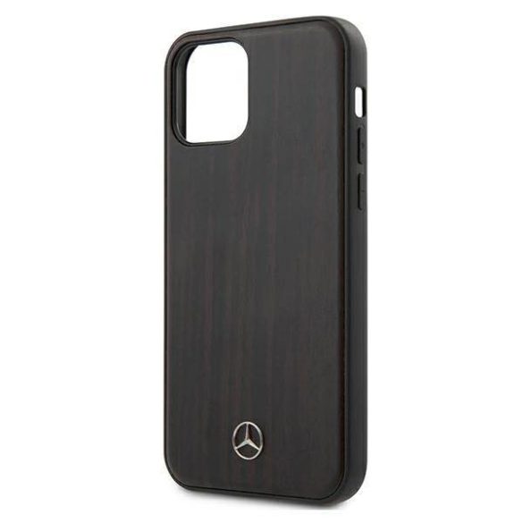 Mercedes MEHCP12SVWOBR iPhone 12 mini 5,4" barna keménytok Wood Line Rosewood