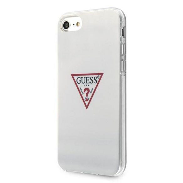 Guess GUHCI8PCUCTLWH iPhone 7/8/SE 2020 / SE 2022 fehér Triangle Collection keménytok