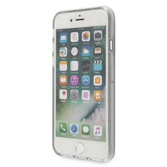 Guess GUHCI8PCUMPTBK iPhone 7/8/SE 2020 / SE 2022 fekete Metallic Collection keménytok