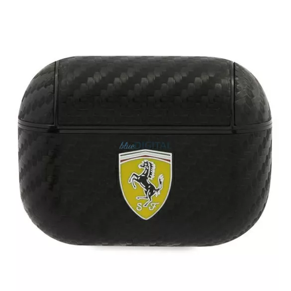Ferrari FESAPCABK AirPods Pro fekete On Track PU Carbon tok