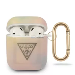   Guess GUACA2TPUMCGG01 AirPods tok, rózsaszín, Tie & Dye kollekció