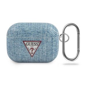 Guess GUACAPTPUJULLB AirPods Pro világoskék Jeans Collection tok