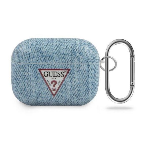 Guess GUACAPTPUJULLB AirPods Pro világoskék Jeans Collection tok