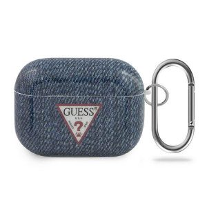 Guess GUACAPTPUJULDB AirPods Pro sötétkék Jeans Collection tok