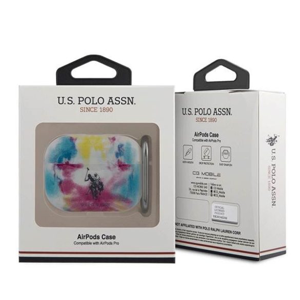 US Polo AirPods Pro tok többszínű Tie & Dye kollekció