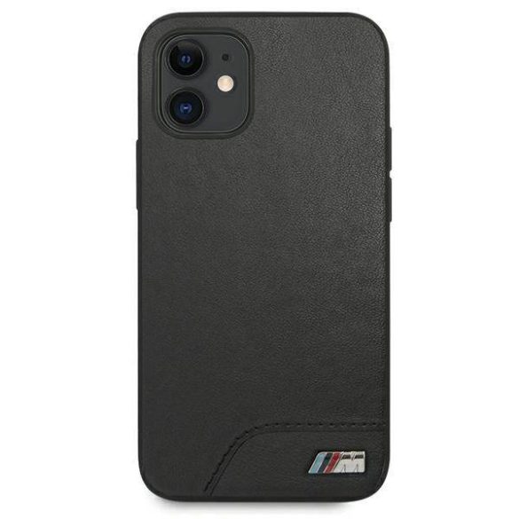 BMW BMHCP12SMHOLBK iPhone 12 mini 5,4" fekete keménytok M Collection Smooth