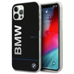   BMW BMHCP12MPCUBBK iPhone 12/12 Pro 6,1" fekete Signature Logo keménytok