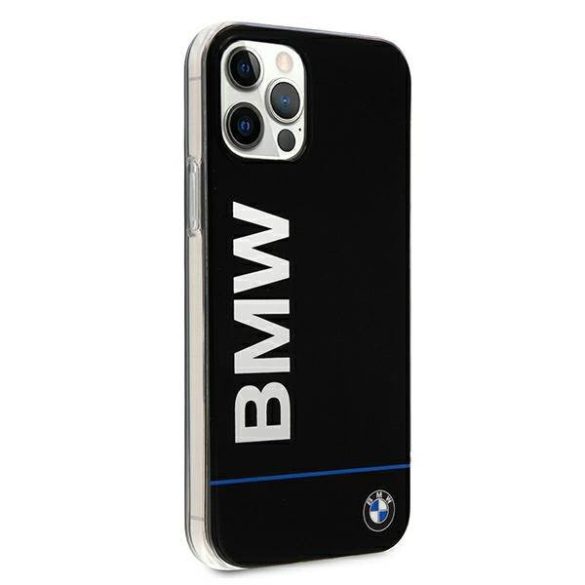 BMW BMHCP12MPCUBBK iPhone 12/12 Pro 6,1" fekete Signature Logo keménytok