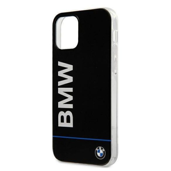 BMW BMHCP12MPCUBBK iPhone 12/12 Pro 6,1" fekete Signature Logo keménytok