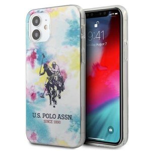 US Polo USHCP12SPCUSML iPhone 12 mini 5,4" többszínű, Tie & Dye Collection tok