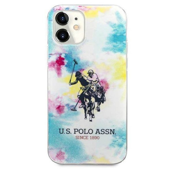 US Polo USHCP12SPCUSML iPhone 12 mini 5,4" többszínű, Tie & Dye Collection tok