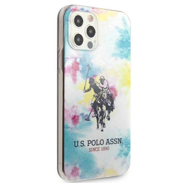 US Polo USHCP12MPCUSML iPhone 12/12 Pro 6,1" többszínű Tie & Dye Collection tok