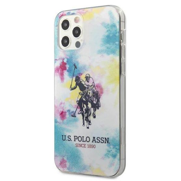 US Polo USHCP12LPCUSML iPhone 12 Pro Max 6,7" többszínű, Tie & Dye Collection tok