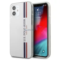   US Polo USHCP12SPCUSSWH iPhone 12 mini 5,4" fehér Tricolor Collection tok