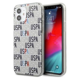 US Polo USHCP12SPCUSPA6 iPhone 12 mini 5,4" fehér Logo Mania Collection tok