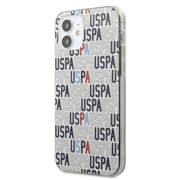 US Polo USHCP12SPCUSPA6 iPhone 12 mini 5,4" fehér Logo Mania Collection tok