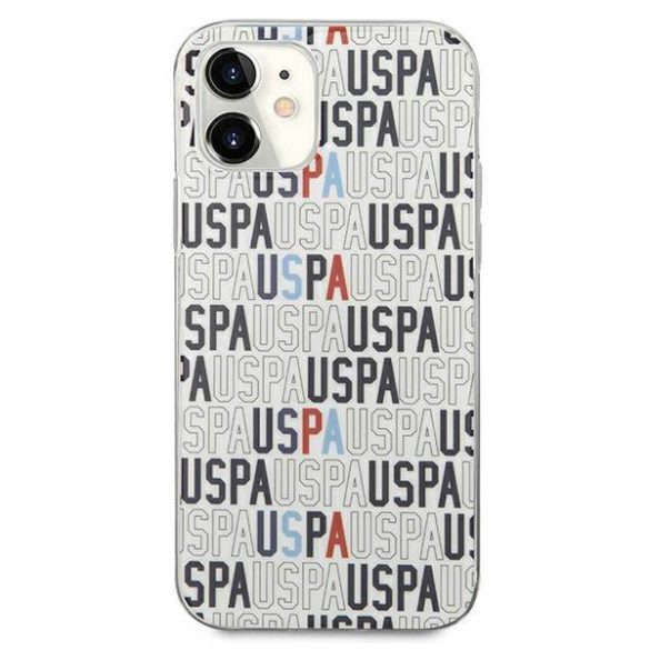 US Polo USHCP12SPCUSPA6 iPhone 12 mini 5,4" fehér Logo Mania Collection tok