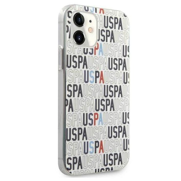 US Polo USHCP12SPCUSPA6 iPhone 12 mini 5,4" fehér Logo Mania Collection tok