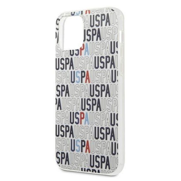 US Polo USHCP12LPCUSPA6 iPhone 12 Pro Max 6,7" fehér Logo Mania Collection tok