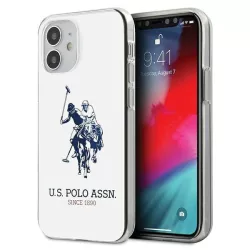   US Polo USHCP12STPUHRWH iPhone 12 mini 5,4" fehér fényes nagy logós tok