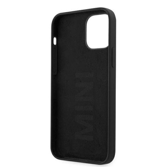 Mini MIHCP12LSLTBK iPhone 12 Pro Max 6,7" fekete szilikon keménytok Tone On Tone
