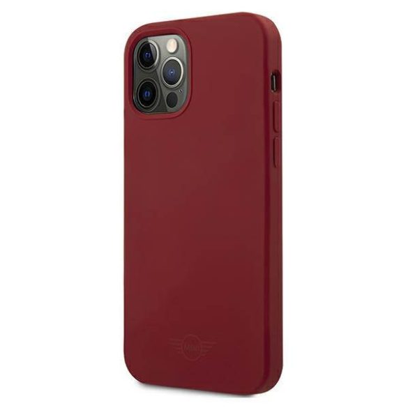 Mini MIHCP12MSLTRE iPhone 12/12 Pro 6,1" piros szilikon keménytok Tone On Tone
