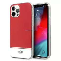   Mini MIHCP12LPCUBIRE iPhone 12 Pro Max 6,7" piros keménytok Stripe Collection