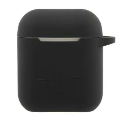   Mini MIACA2SLTBK AirPods 1/2 tok fekete keménytok Szilikon kollekció