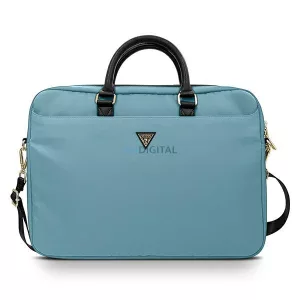 Guess táska GUCB15NTMLLB 16" kék háromszög logó