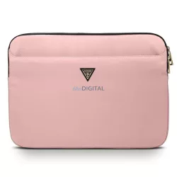   Guess Laptop táska GUCS13NTMLLP 13" rózsaszín Nylon háromszög logóval