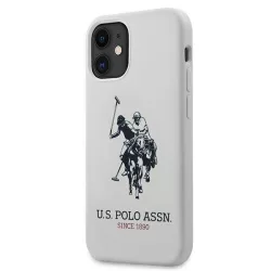   US Polo USHCP12SSLHRWH iPhone 12 mini 5,4" fehér Silicone Collection tok