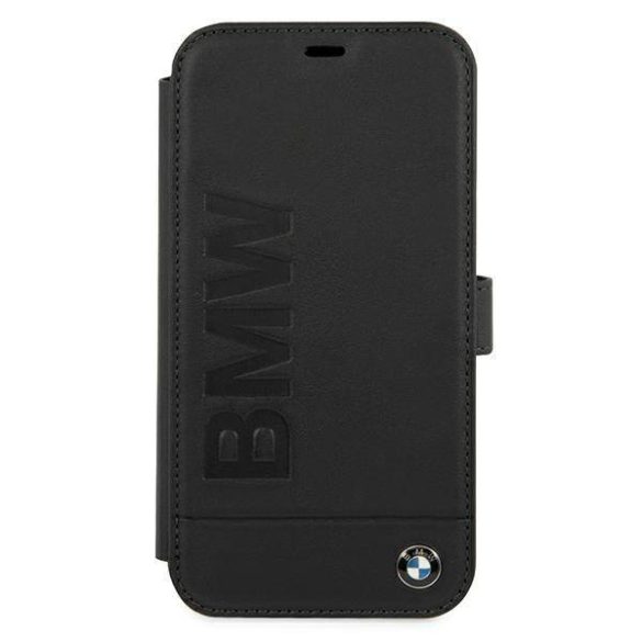 BMW BMFLBKP12SSLLBK iPhone 12 mini 5,4" Signature fekete könyvtok